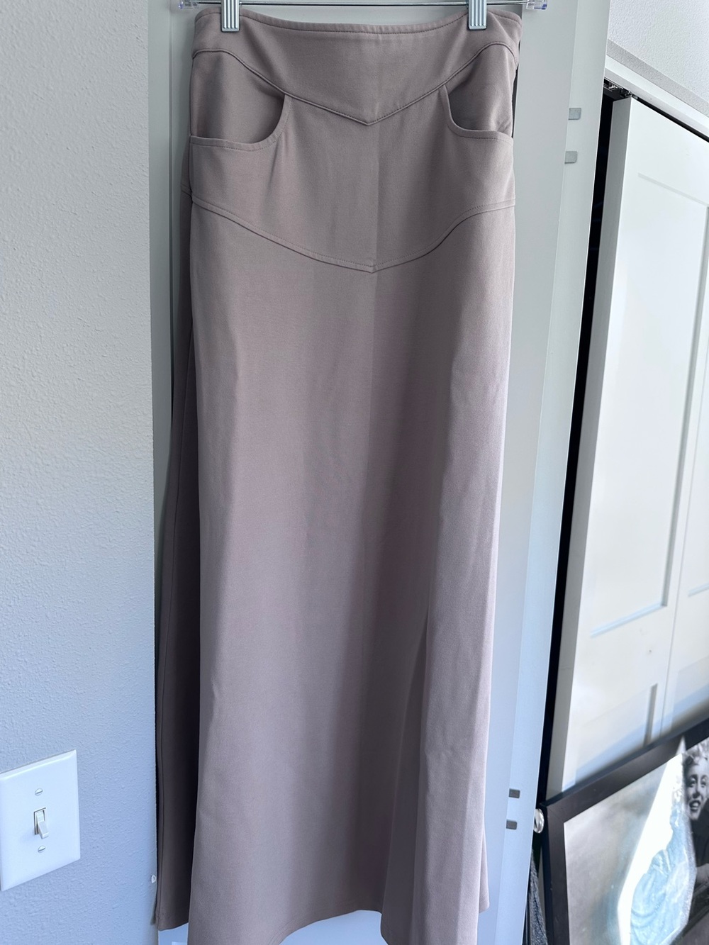 Aleeza Paris Women's Maxi Skirt in Dusty Rose